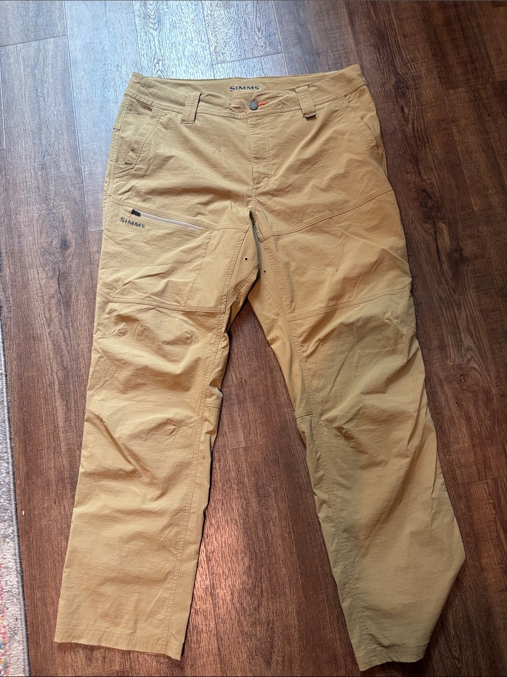 Simms Men's Mustard/Tan Lightweight Outdoor Chinos